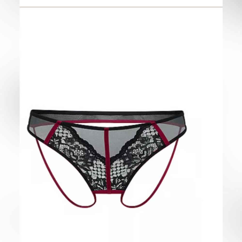 Adore me crotchless panty